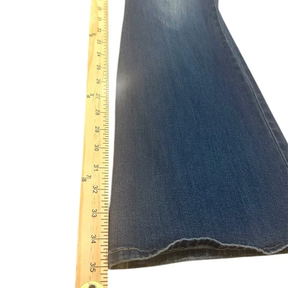 Flying Monkey Mid Rise Flare Stretch Jean Womens Size 29 - Picture 13 of 15
